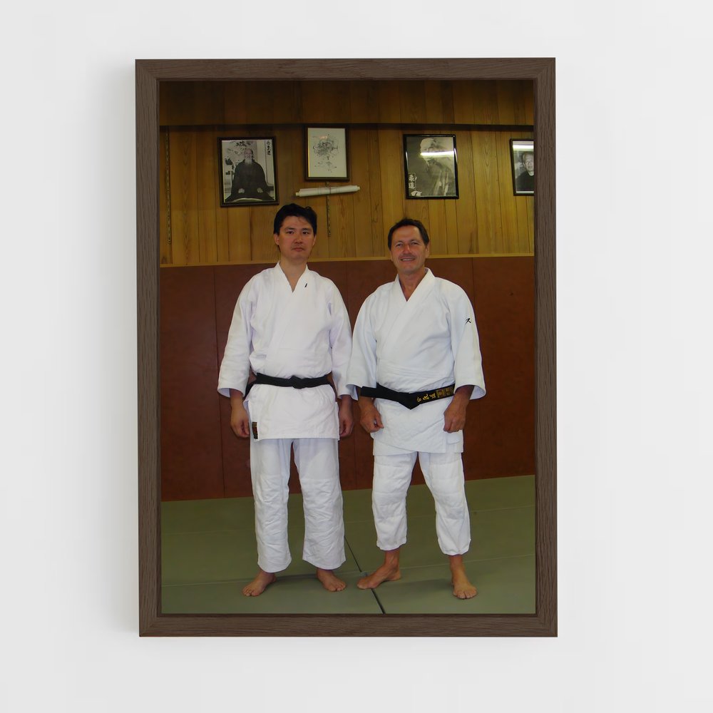 Poster Deux Hommes en Dialogue – affiche Aikido (vue 5)